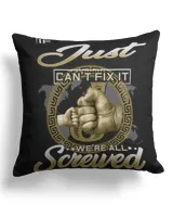 Cotton Drill Pillow (Dual Sided)