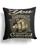 Cotton Drill Pillow (Dual Sided)