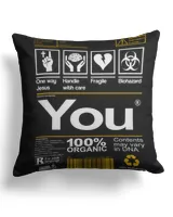 Cotton Drill Pillow (Dual Sided)