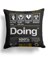 Cotton Drill Pillow (Dual Sided)