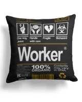 Cotton Drill Pillow (Dual Sided)