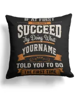Cotton Drill Pillow (Dual Sided)