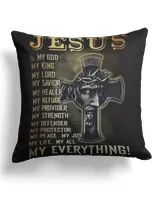 Cotton Drill Pillow (Dual Sided)