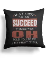 Cotton Drill Pillow (Dual Sided)
