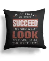 Cotton Drill Pillow (Dual Sided)