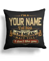Cotton Drill Pillow (Dual Sided)