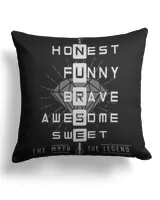 Cotton Drill Pillow (Dual Sided)