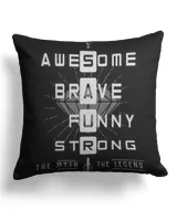 Cotton Drill Pillow (Dual Sided)