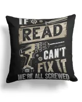 Cotton Drill Pillow (Dual Sided)