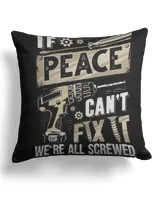 Cotton Drill Pillow (Dual Sided)
