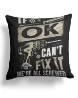 Cotton Drill Pillow (Dual Sided)