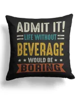 Cotton Drill Pillow (Dual Sided)