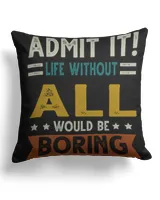 Cotton Drill Pillow (Dual Sided)