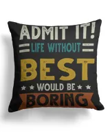 Cotton Drill Pillow (Dual Sided)