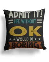 Cotton Drill Pillow (Dual Sided)