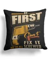 Cotton Drill Pillow (Dual Sided)