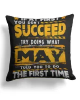 Cotton Drill Pillow (Dual Sided)