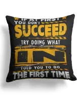 Cotton Drill Pillow (Dual Sided)
