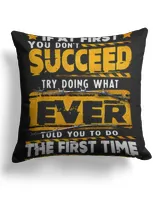 Cotton Drill Pillow (Dual Sided)