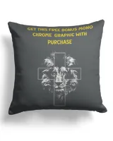 Cotton Drill Pillow (Dual Sided)