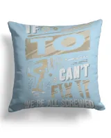 Cotton Drill Pillow (Dual Sided)