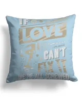 Cotton Drill Pillow (Dual Sided)
