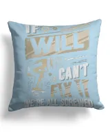 Cotton Drill Pillow (Dual Sided)