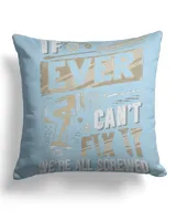 Cotton Drill Pillow (Dual Sided)