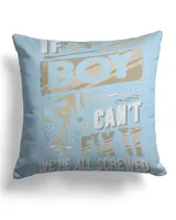 Cotton Drill Pillow (Dual Sided)