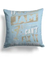 Cotton Drill Pillow (Dual Sided)