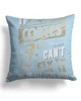 Cotton Drill Pillow (Dual Sided)