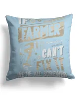Cotton Drill Pillow (Dual Sided)