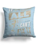 Cotton Drill Pillow (Dual Sided)