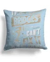 Cotton Drill Pillow (Dual Sided)