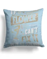 Cotton Drill Pillow (Dual Sided)