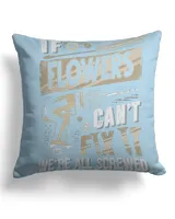 Cotton Drill Pillow (Dual Sided)