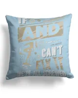 Cotton Drill Pillow (Dual Sided)