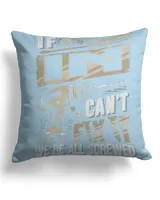 Cotton Drill Pillow (Dual Sided)