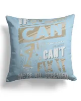 Cotton Drill Pillow (Dual Sided)