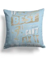 Cotton Drill Pillow (Dual Sided)