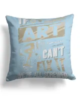 Cotton Drill Pillow (Dual Sided)