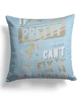 Cotton Drill Pillow (Dual Sided)