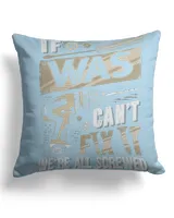 Cotton Drill Pillow (Dual Sided)