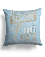 Cotton Drill Pillow (Dual Sided)