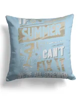 Cotton Drill Pillow (Dual Sided)