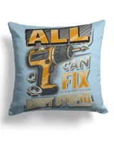 Cotton Drill Pillow (Dual Sided)