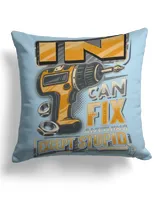 Cotton Drill Pillow (Dual Sided)