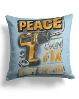 Cotton Drill Pillow (Dual Sided)
