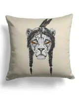 Cotton Drill Pillow (Dual Sided)