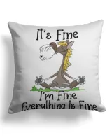 Cotton Drill Pillow (Dual Sided)